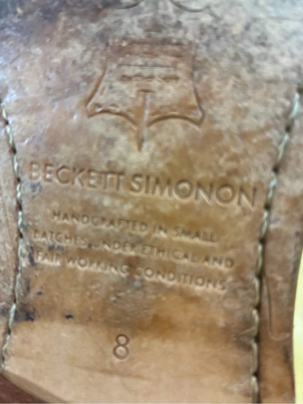 Beckett Simonon Tan Leather Wingtip Oxfords A2